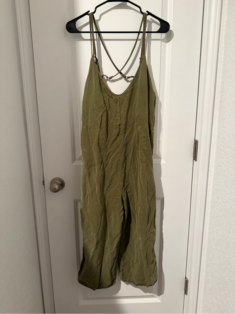 Free People Utility Romper, size small.